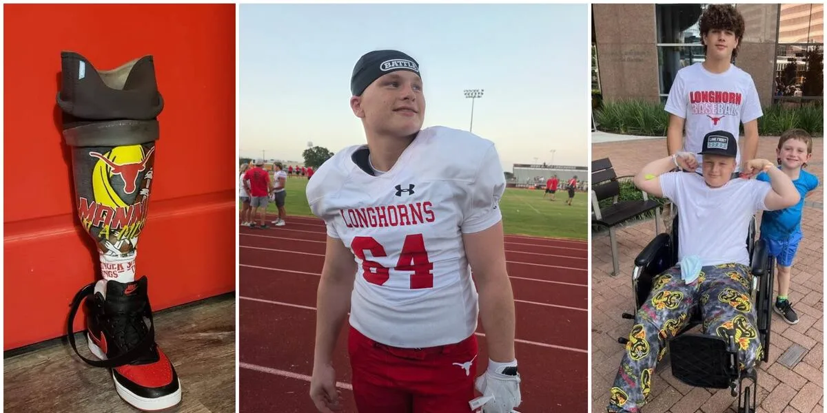 Axtell football player turns adversity into drive after rare cancer diagnosis leads to leg amputation