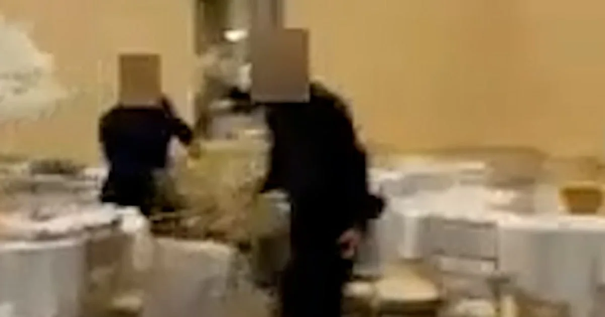 Butter knife brandished during wedding fight, spills into parking lot