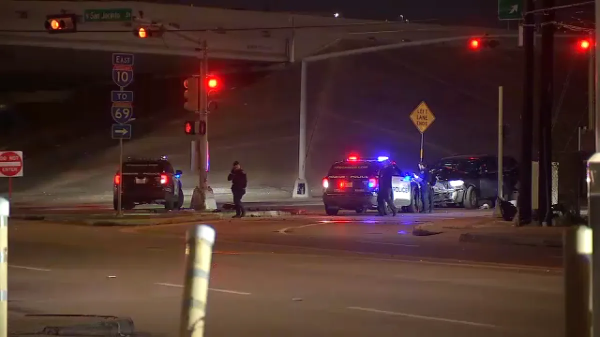 3 hospitalized following chase in city's northeast side, HPD says