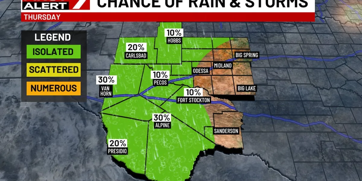 FIRST ALERT 7 Forecast for Thursday, September 3rd, 2026