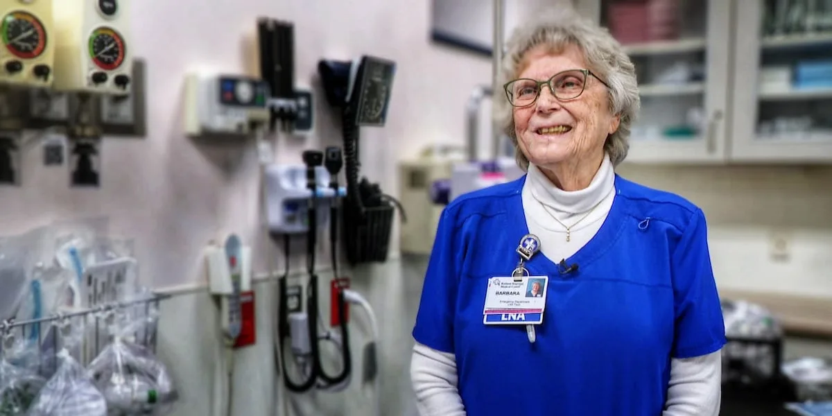 83-year-old nursing assistant brings decades of compassion