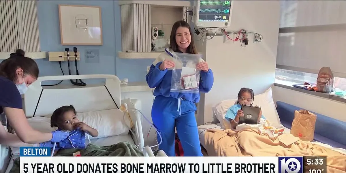 5-year-old gives baby brother second chance at life through bone marrow transplant