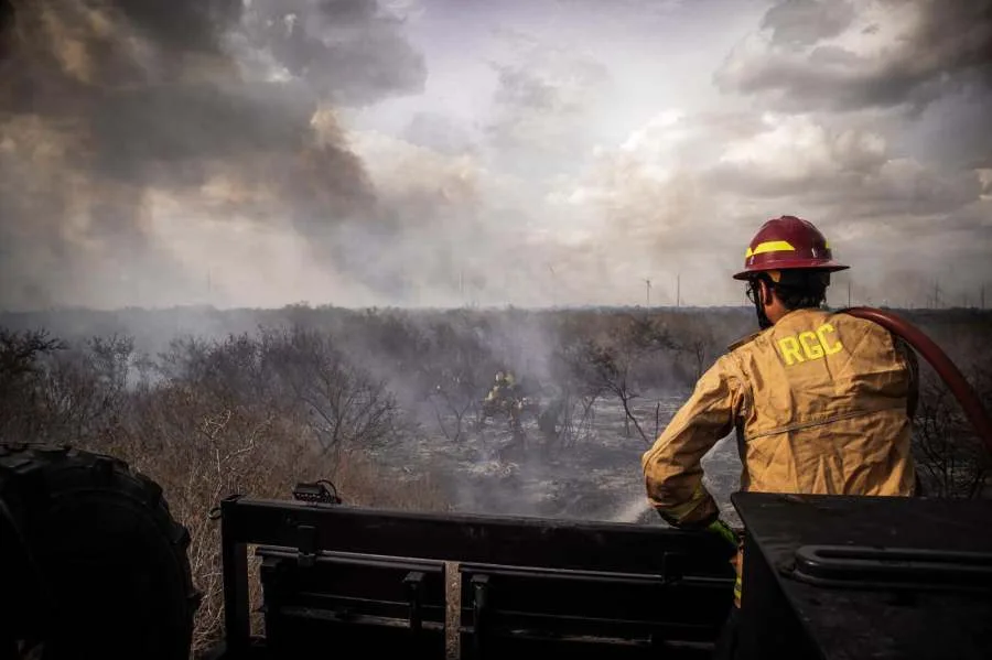 Starr County brush fire fully contained, 590 acres burned