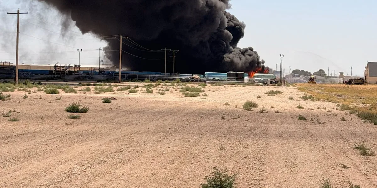 Emergency crews responding to fire in Gaines County