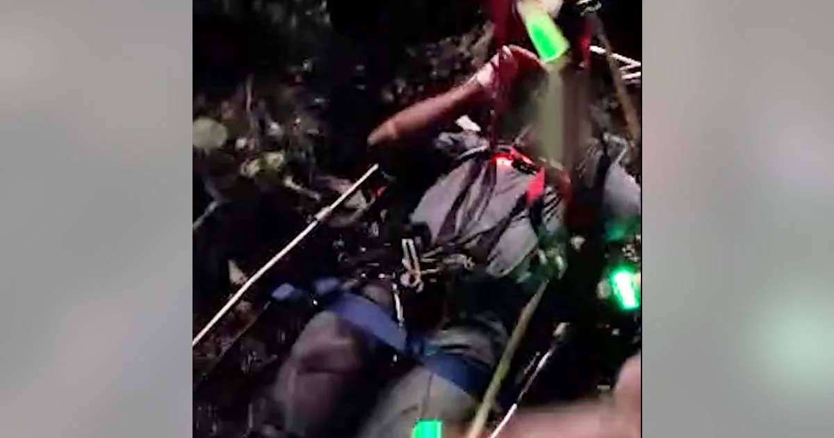 Dramatic nighttime helicopter rescue saved hiker in El Paso mountains