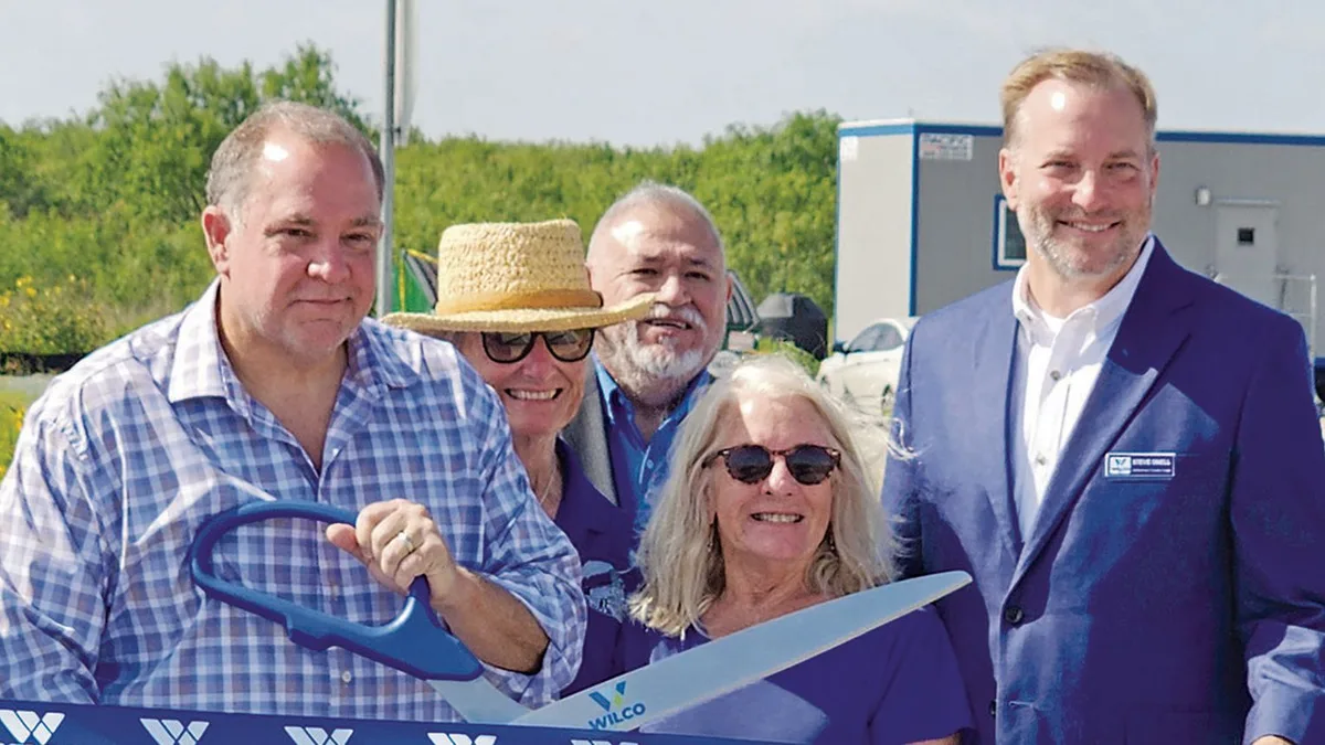 Improved Coupland road to school opens