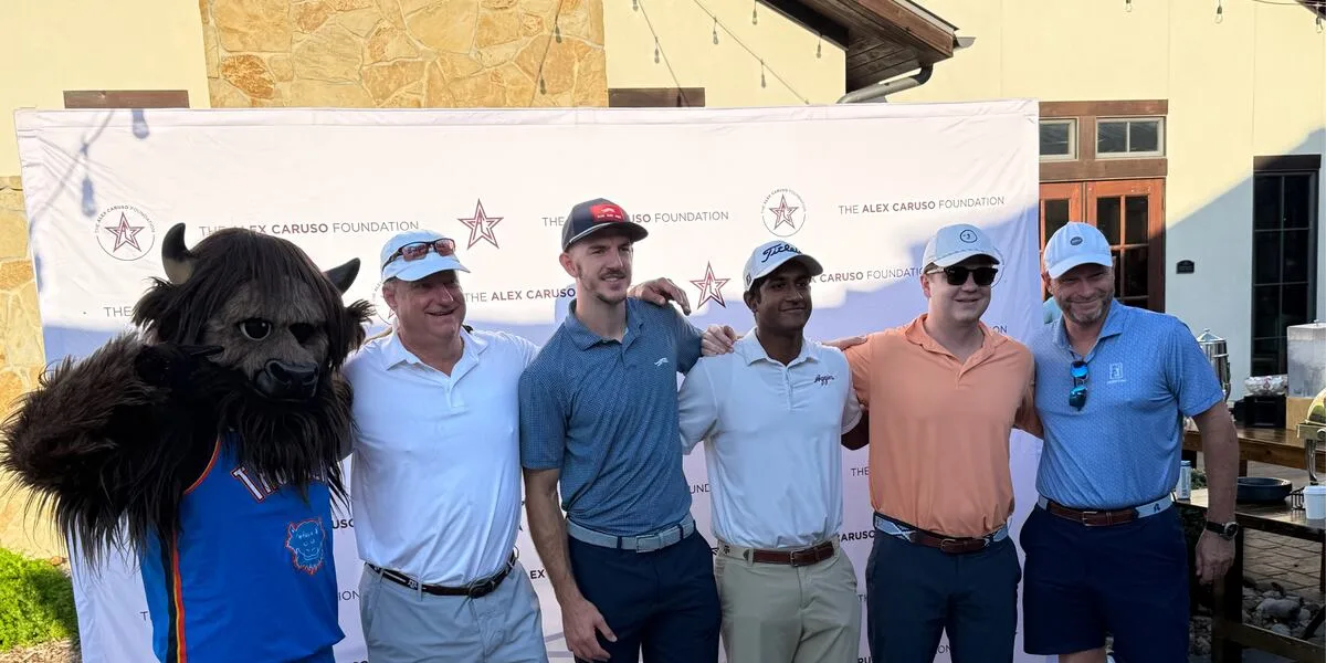 Alex Caruso returns to Aggieland for 3rd annual charity golf tournament, talks A&M hoops and OKC Thunder
