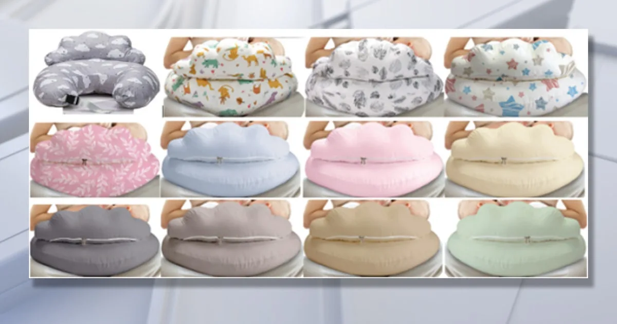 Nursing pillows sold on Amazon recalled over suffocation risk