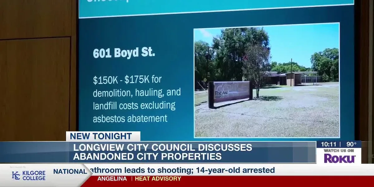 City of Longview explores options for abandoned city properties