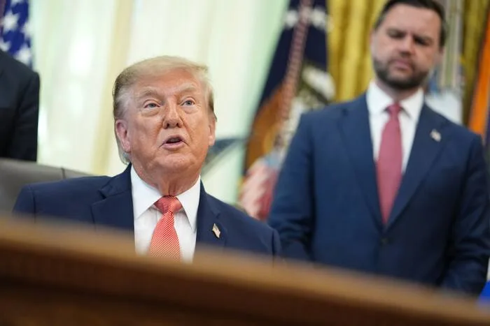 The Latest: Trump, Vance announce $25M whistleblower program to encourage reporting of alleged fraud