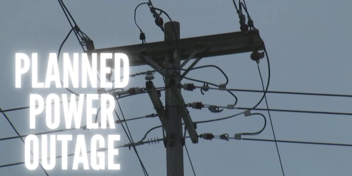 Hall, Jefferson and Gethsemane areas to see 30-minute power interruption Wednesday