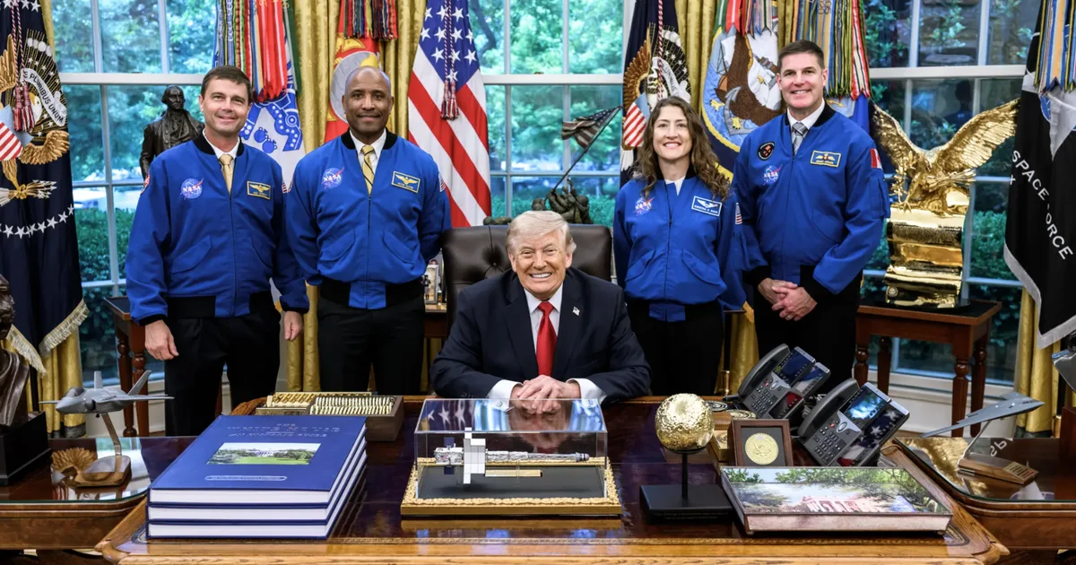 President Trump to visit Houston to honor Artemis II crew