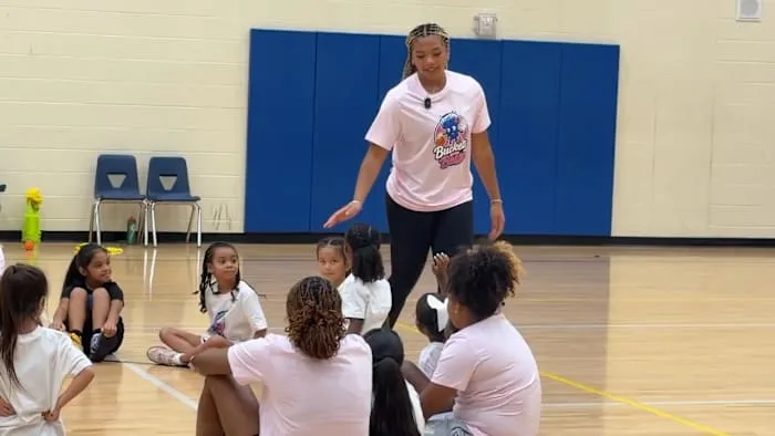 Buckets with Bella: Flemings family give back to San Antonio with basketball camp