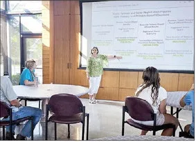 Voter101 session held by nonpartisan group
