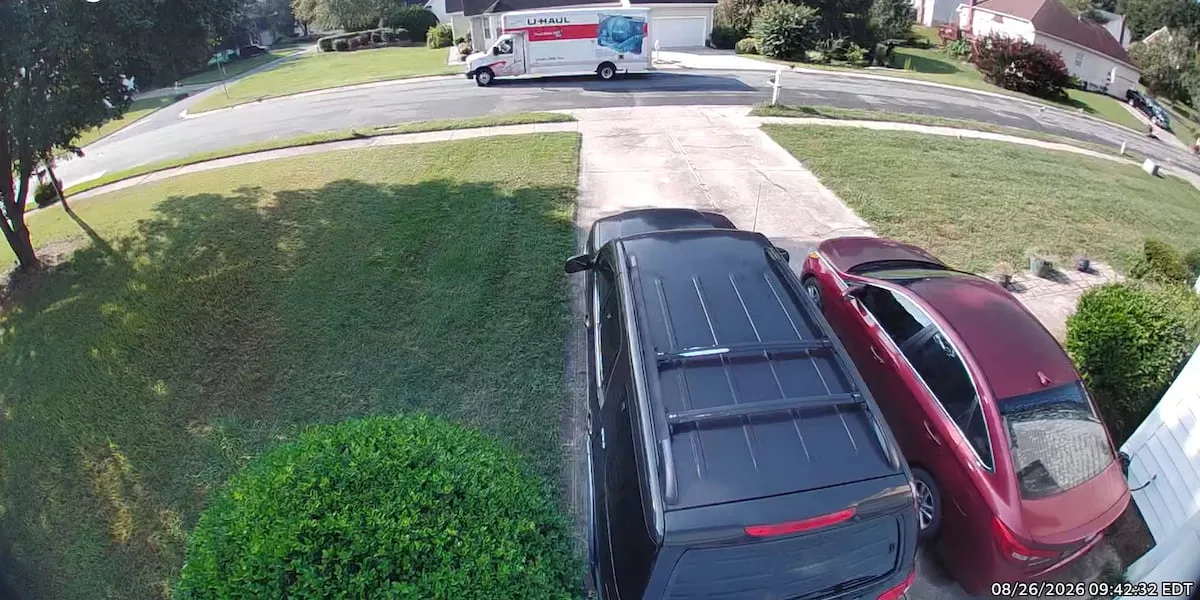 Pack of dogs seen tumbling out of U-Haul just before woman mauled in her front yard