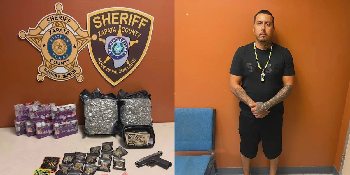Zapata County sheriff's office seizes drugs in school zone, arrests one