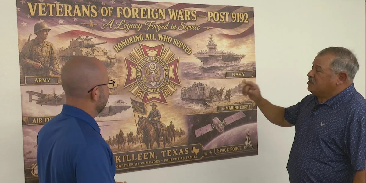 Killeen VFW commander turns wall mural idea into business to fund post