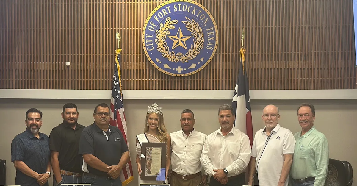 City Council Honors Miss Fort Stockton