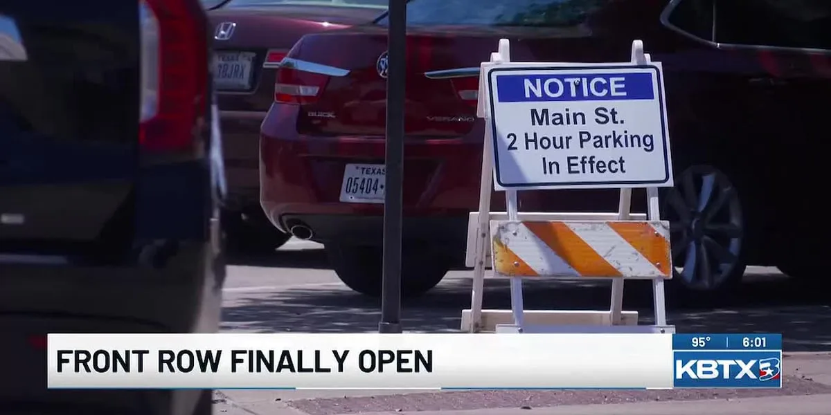 Some Downtown Bryan parking spots get new time restrictions