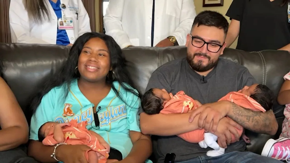Southern California couple welcomes rare naturally conceived triplets