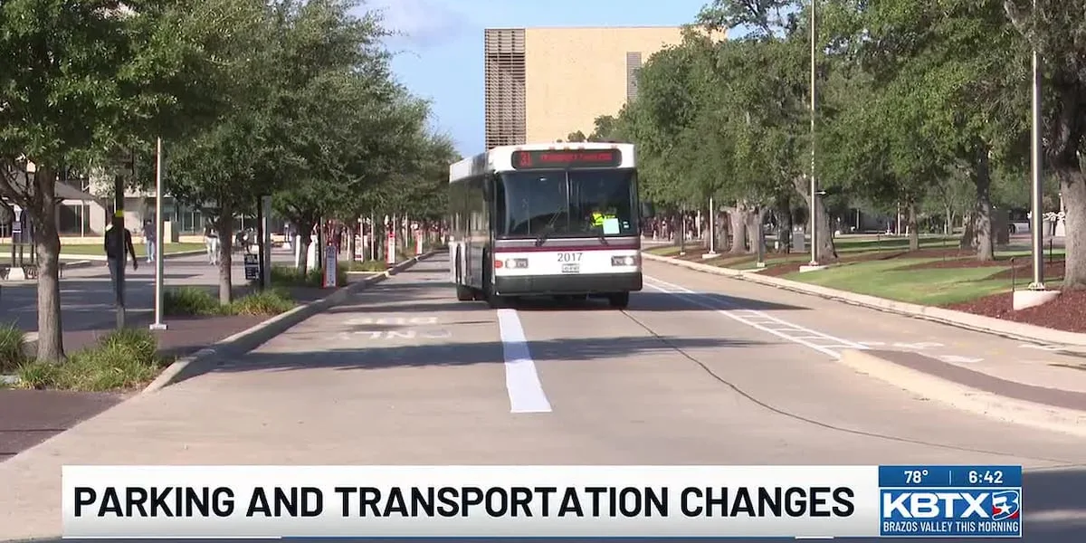 Texas A&M makes changes to parking and transportation ahead of the fall semester