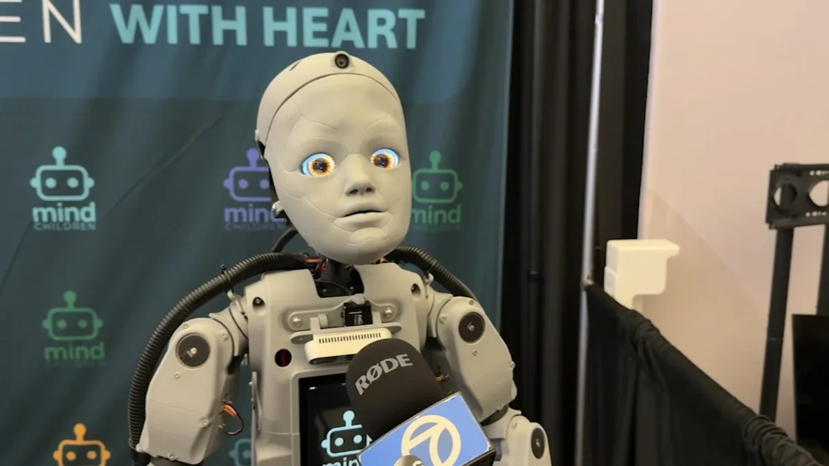 Meet 'Codey' the humanoid robot that hopes to tackle loneliness epidemic