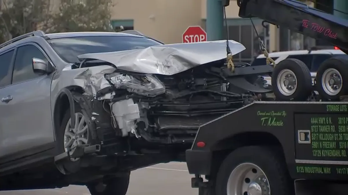 Driver evading charge, sparks chase in NW Harris County before crash and arrest, HCSO says