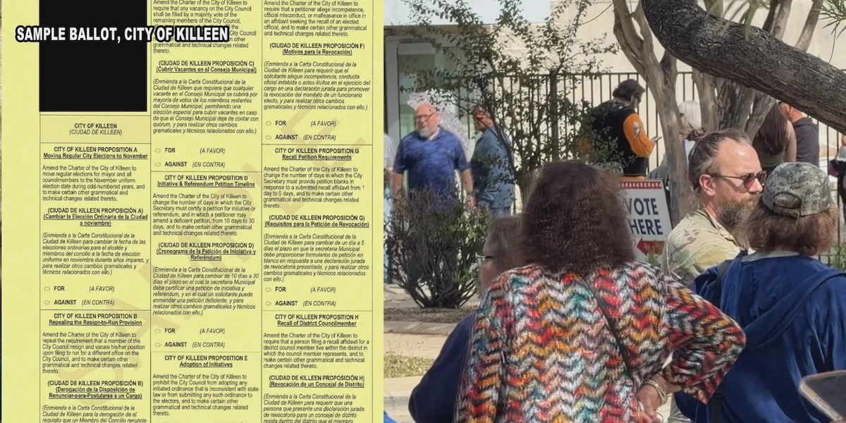 8 ballot measures could reshape how Killeen elects and recalls its leaders