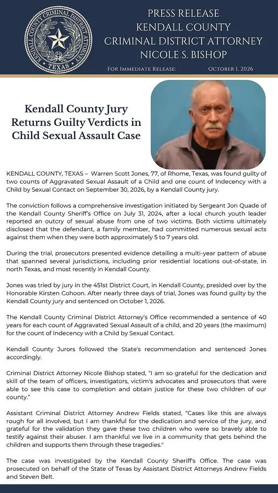 Kendall Co man sentenced for aggravated sexual assault