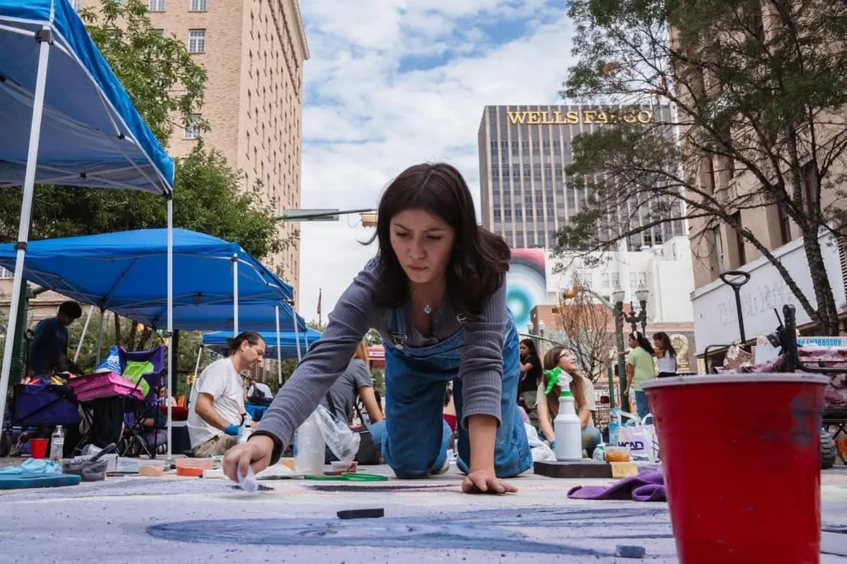 Chalk the Block returns Downtown; Usher, Chris Brown take stage at Sun Bowl Stadium