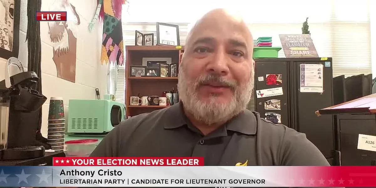 Libertarian lieutenant governor candidate outlines platform