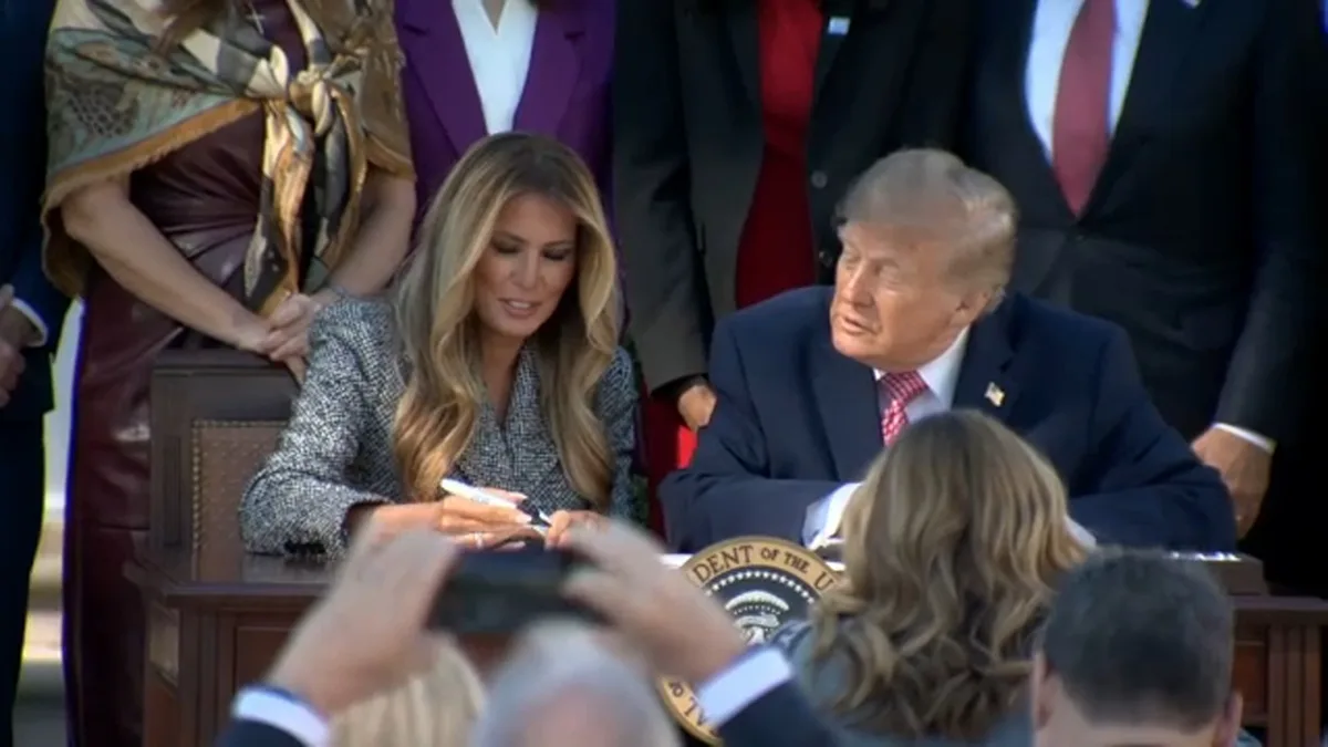 Trump signs order aimed at boosting women's health research, backed by the first lady