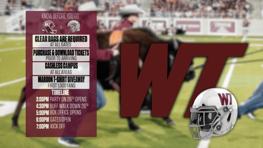 West Texas A&M gearing up for 2026 home opener