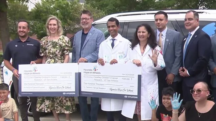 Hyundai Hope On Wheels provides $500,000 to UTSA pediatric cancer research group