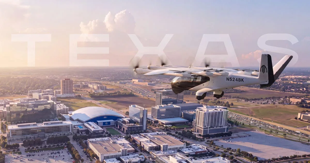 Air taxi in Texas: Archer Aviation unveils plans for Austin, Dallas, & Houston