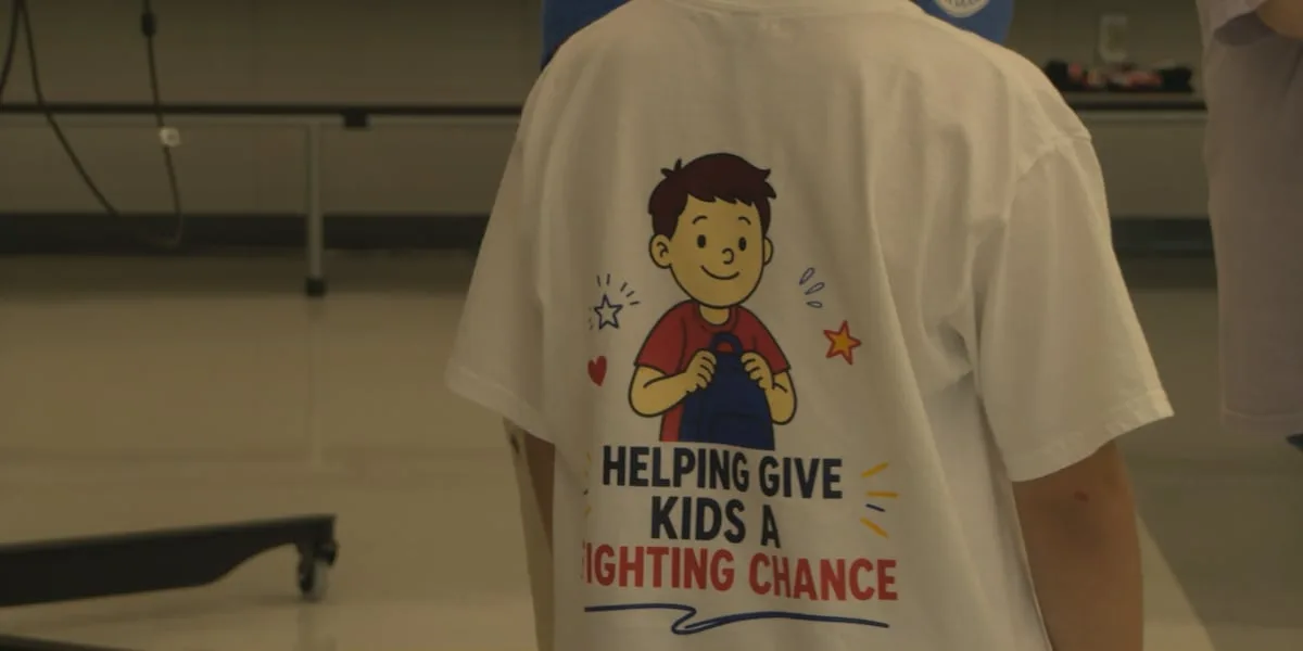 Denison seventh grader gives back with free back-to-school supply event