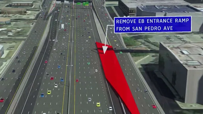 TxDOT plans major changes along Loop 410 and San Pedro Avenue near airport