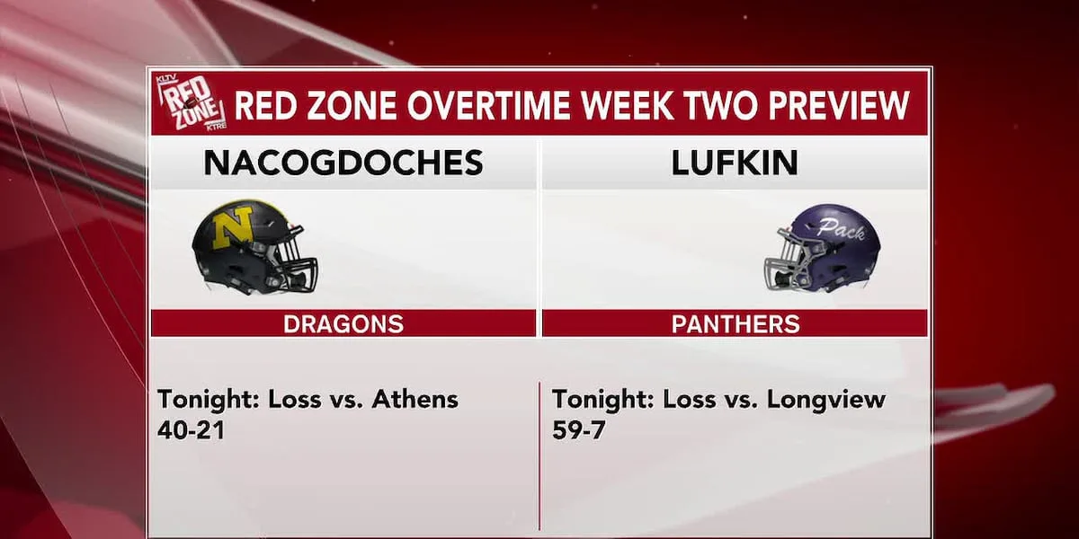 Lufkin, Nacogdoches meet for 108th time Friday night