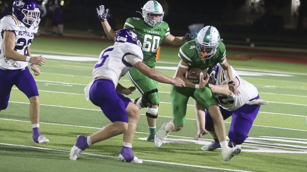 Bangs offense derailed by Harper in 21-7 setback