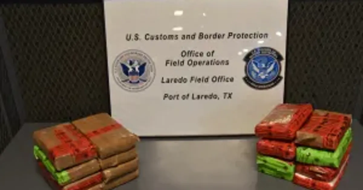 $1.1M in cocaine seized at Texas border