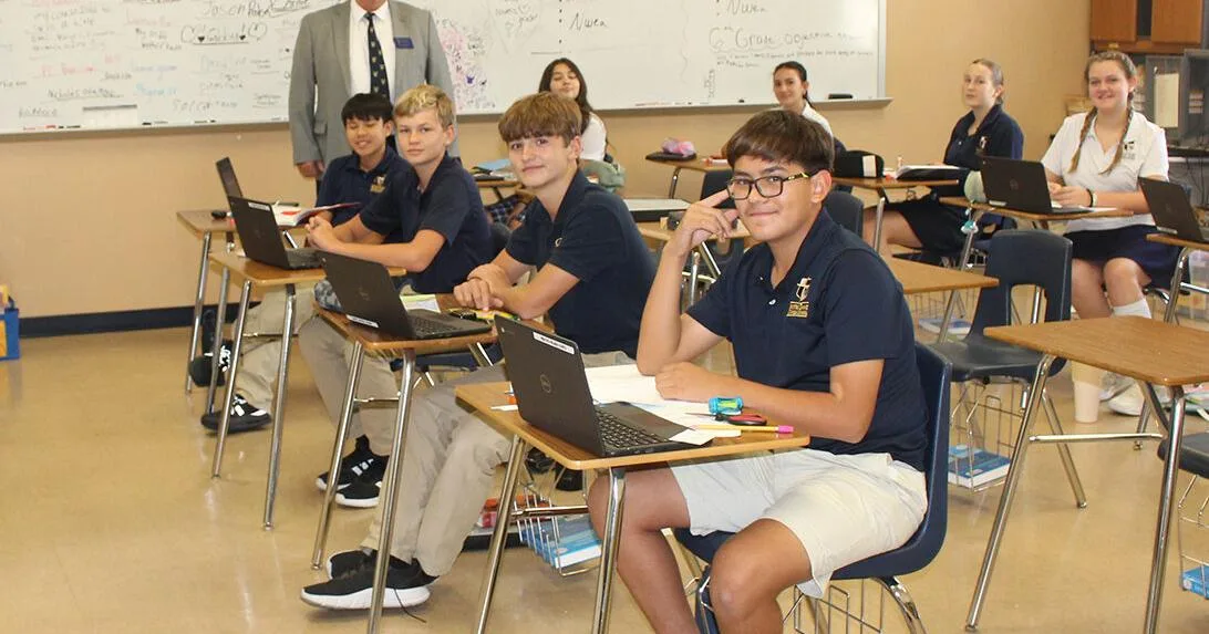 Alan Rochkus came full circle at Notre Dame Catholic School