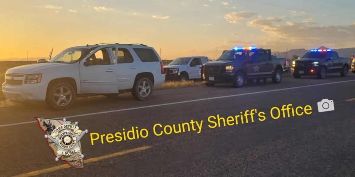 Man with homicide-related warrant arrested after traffic stop in Presidio County