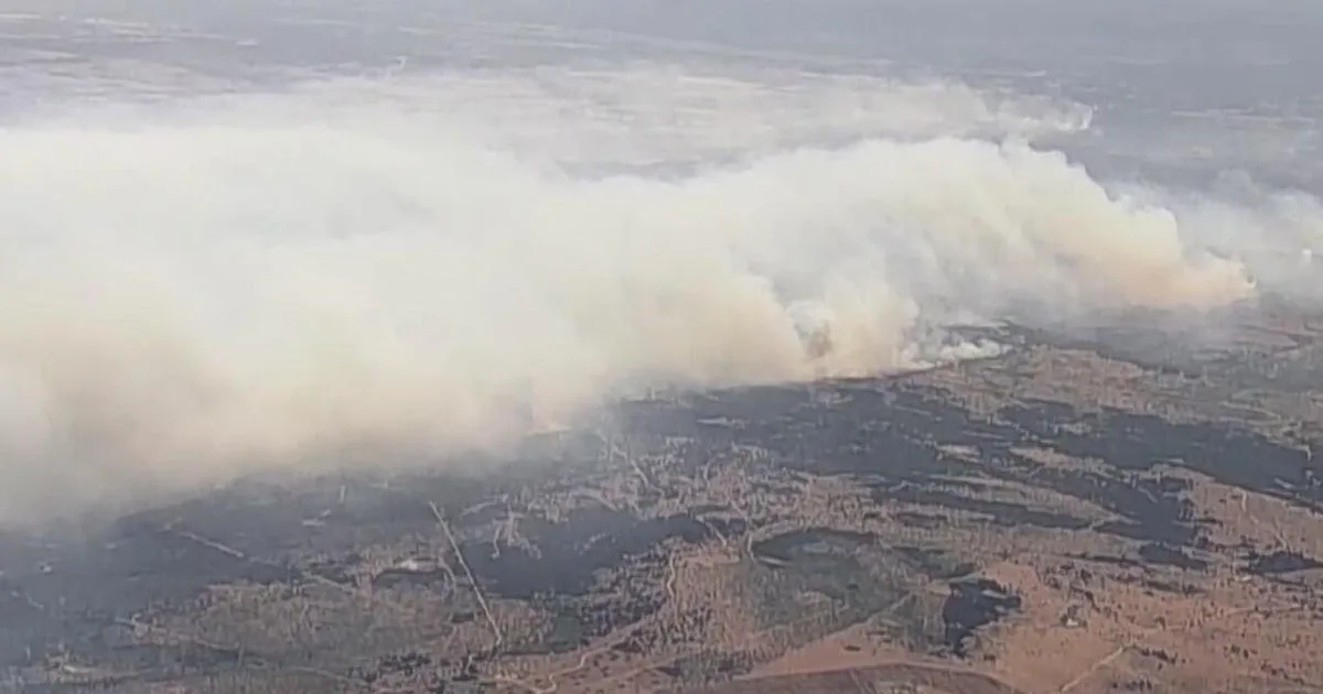 North Texas communities face massive Ross Fire; blaze in Sand Branch contained