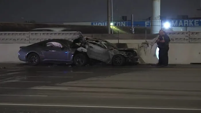 Passenger killed in rear-end crash on Southwest Freeway after driver stopped to retrieve bumper, HPD says
