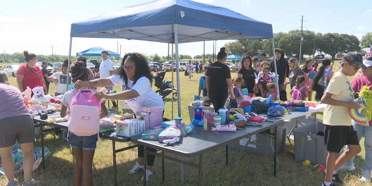 Men Making Moves hosts 5th annual back-to-school backpack giveaway in Navasota