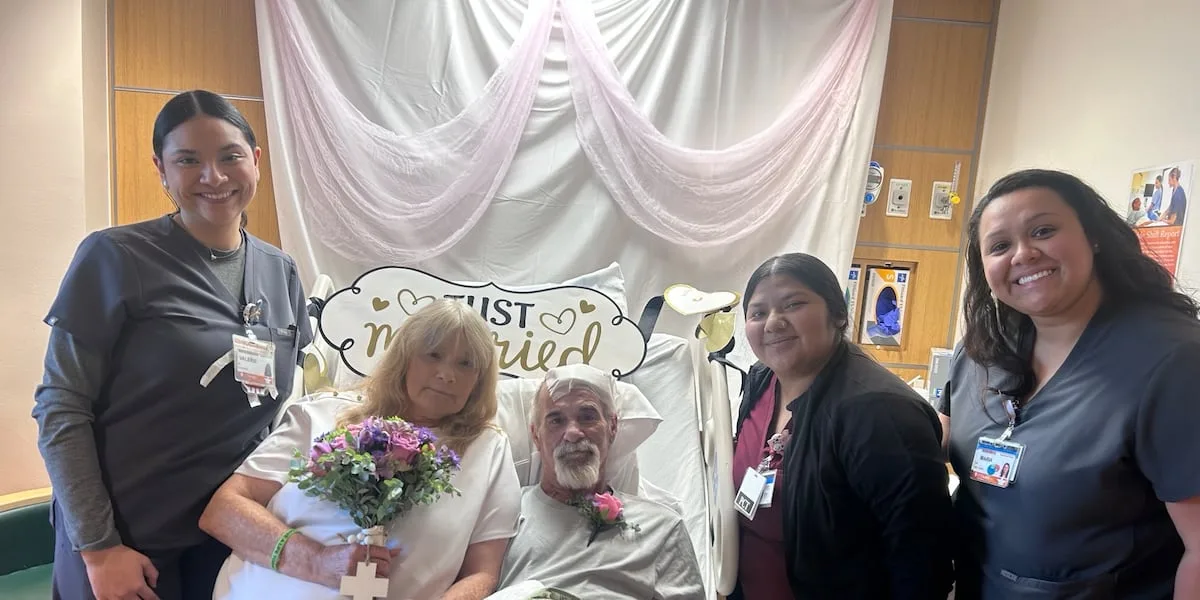 Patient's final wish to marry lifelong partner fulfilled at Tyler hospital