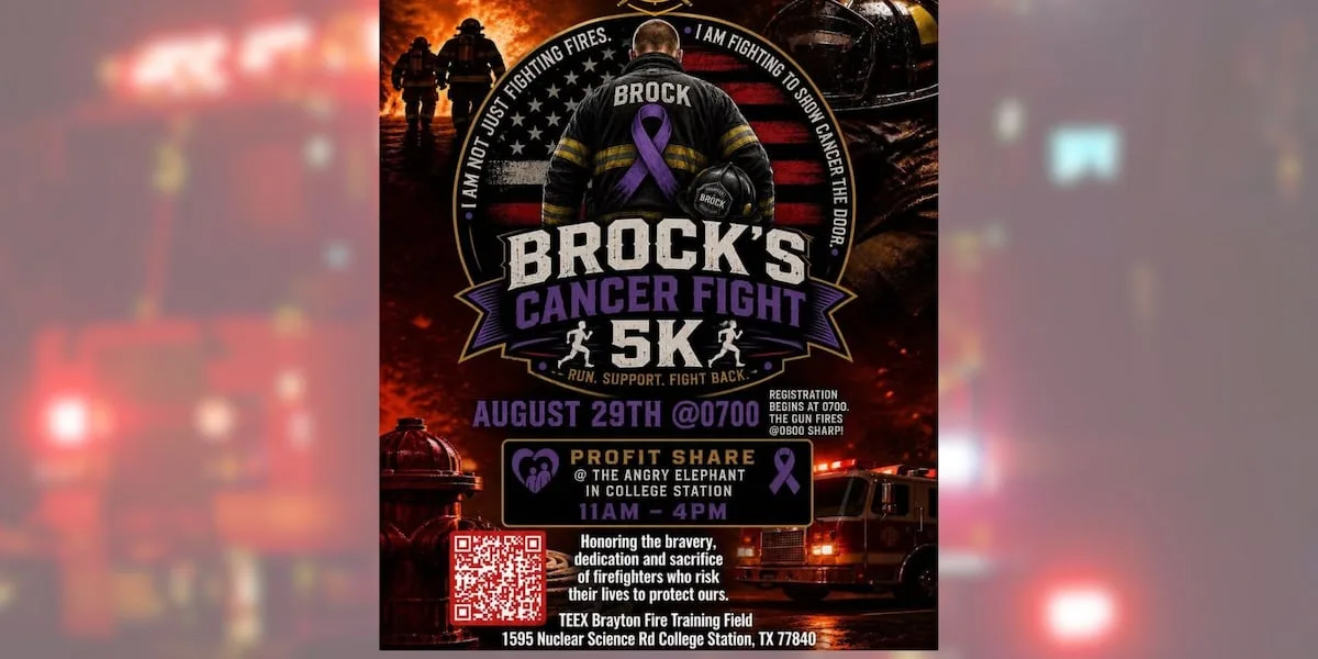 First responders, community rally behind College Station firefighter battling cancer