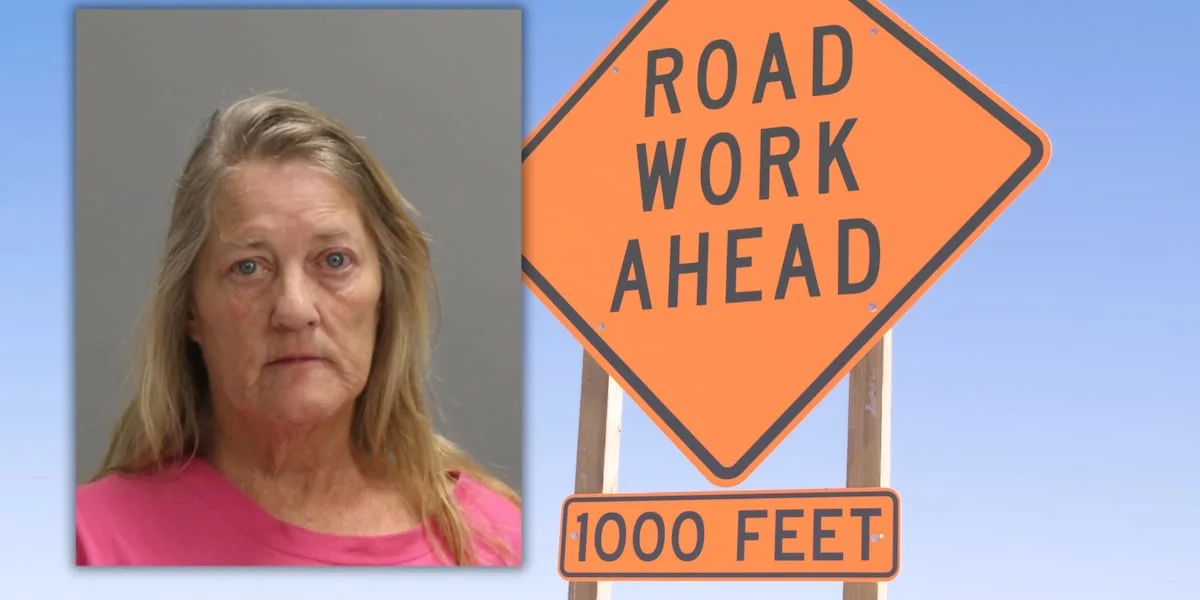 Woman accused of driving drunk through construction zone, dragging worker
