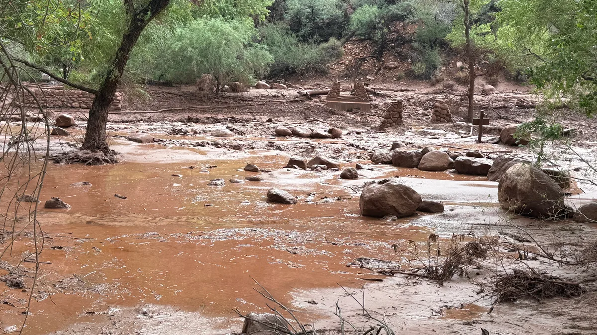 Dozens evacuated from Grand Canyon after flash flood hits creek leading to the Colorado River