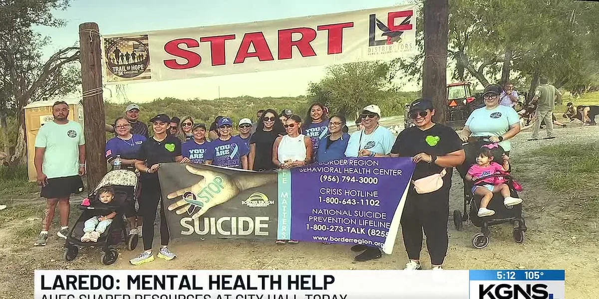 AHEC shares mental health resources at Laredo City Hall as suicide deaths drop 25%